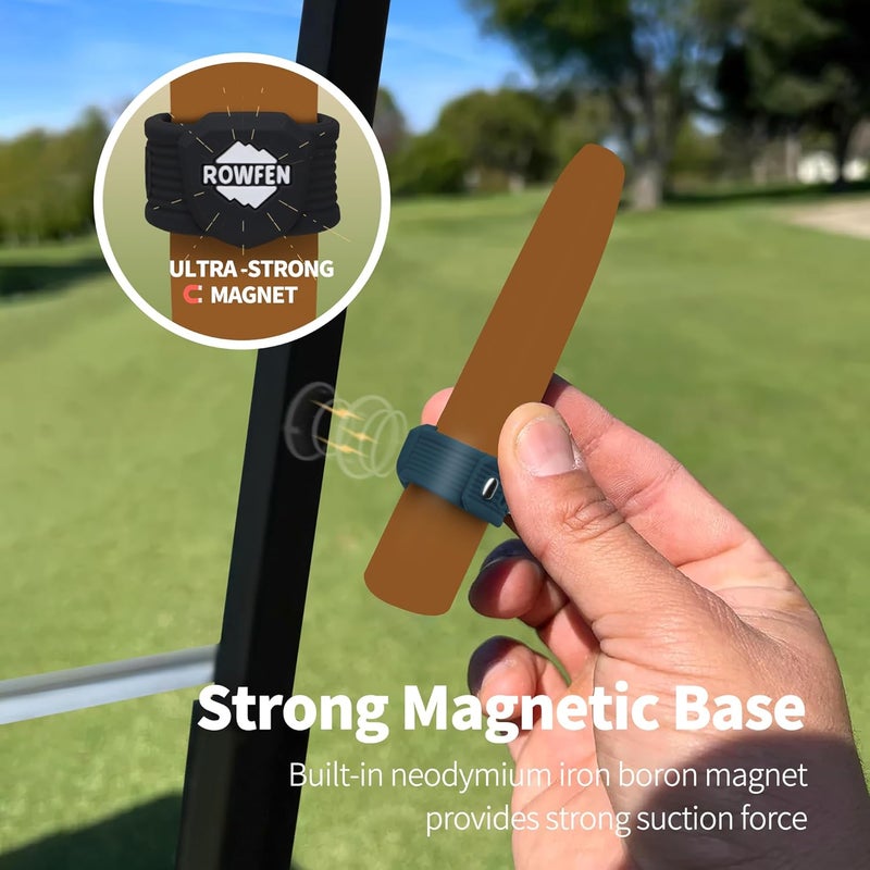 ROWFEN Golf Cart Accessories - Fits 38 to 60 Ring Gauge - Convenient Magnetic Holder with Magnetic and Adjustable Design - Fit for Golfing, Grilling, Fishing, Travel, and Outdoor Adventures - Image 3